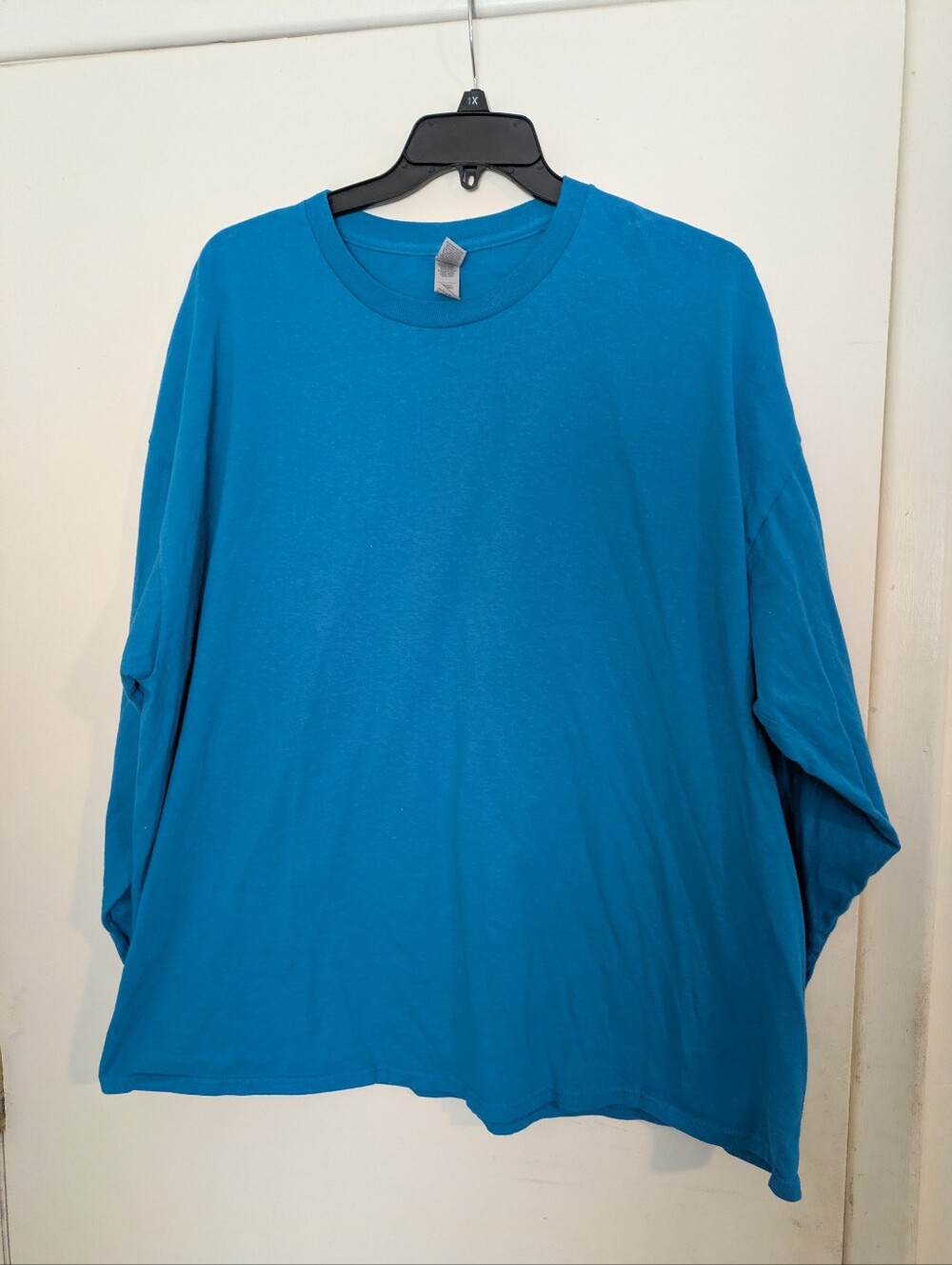 Gildan Ultra Cotton Turquoise Long Sleeve T-Shirt 3XL